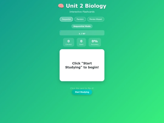 BiologyUnit2Flashcards screenshot