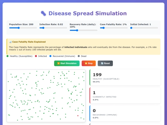 DiseaseSpread screenshot