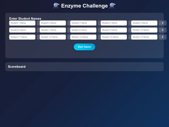 Enzymechallenge screenshot