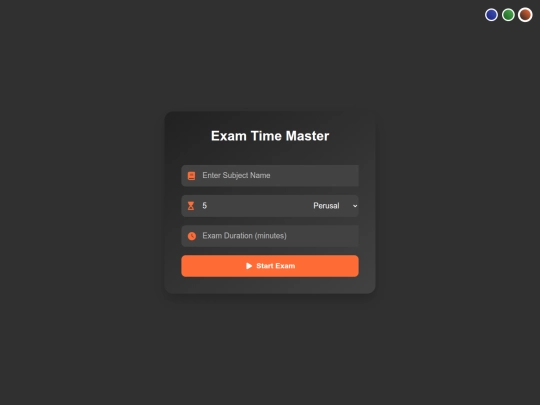 ExamTimer screenshot