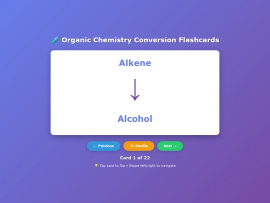Organicreactions screenshot