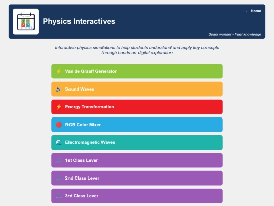 PhysicsInteractives screenshot