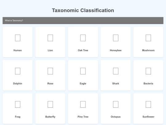 Taxonomicclassification screenshot