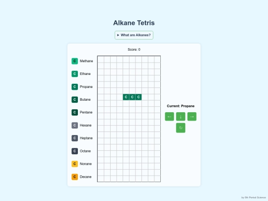 alkanetetris screenshot