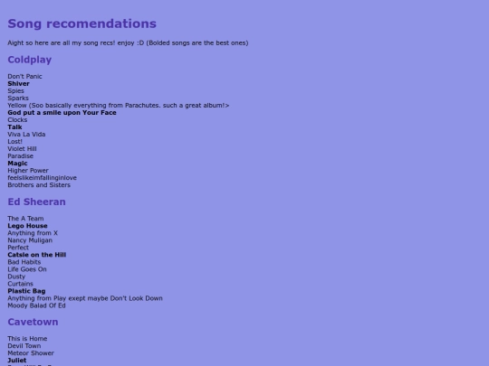 Song_recs screenshot