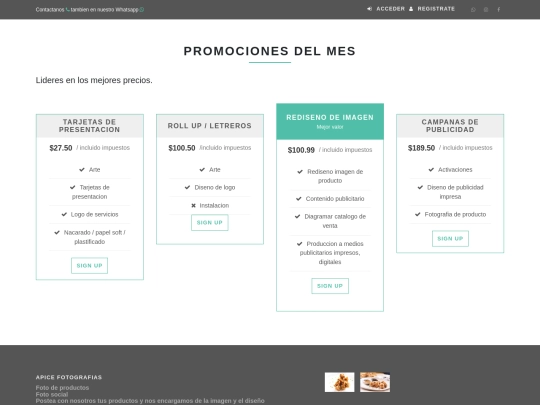 paquetes screenshot