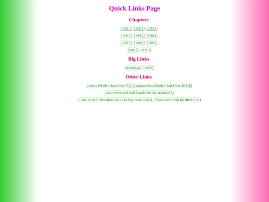 menu screenshot