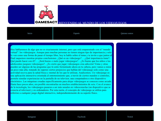 Poryecto Div/QuienesSomos screenshot
