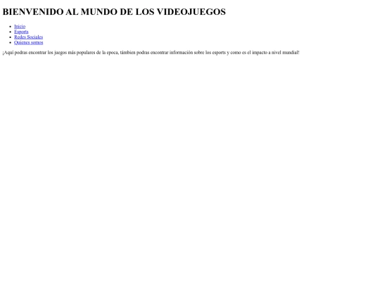 Videojuegos screenshot