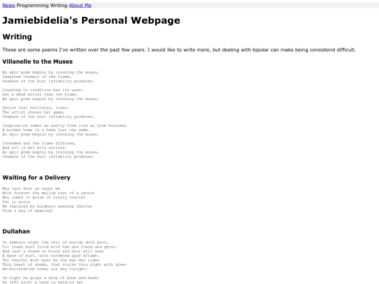 writing screenshot