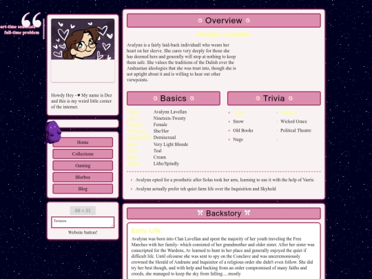 Pages/Avalynn screenshot