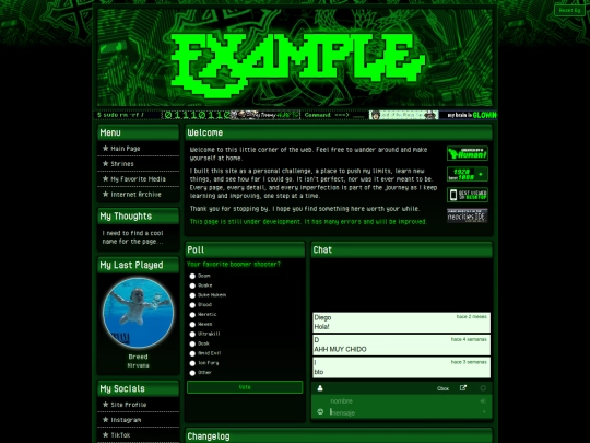 index screenshot