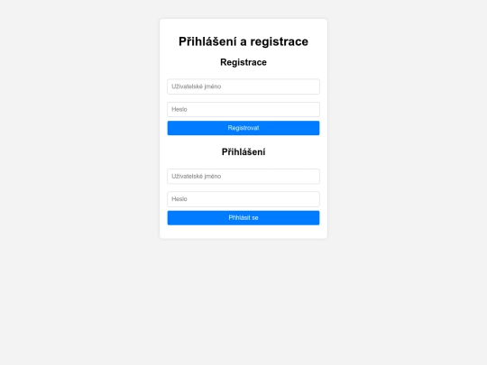 Login screenshot
