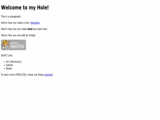 index screenshot