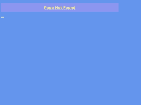 not_found screenshot