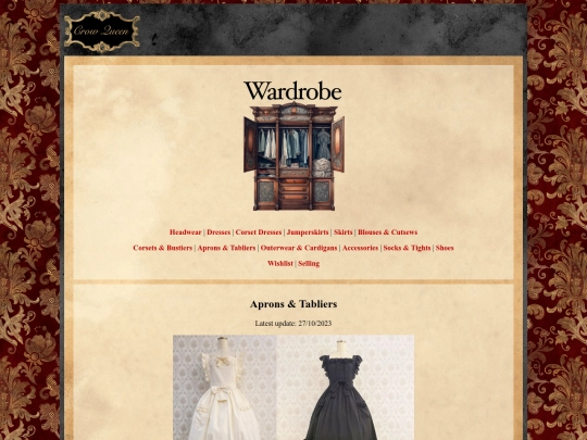 wardrobe/aprons screenshot