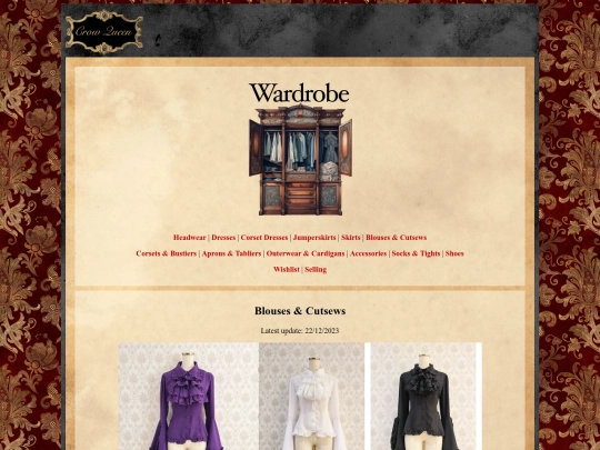 wardrobe/blouses screenshot