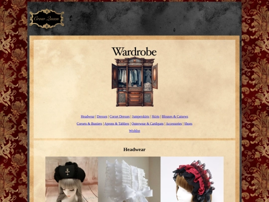 wardrobe/headwear screenshot