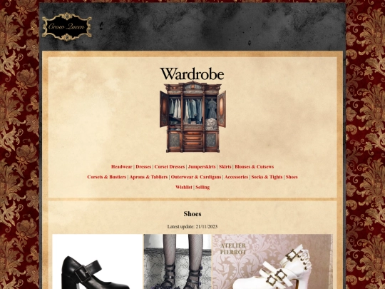 wardrobe/shoes screenshot