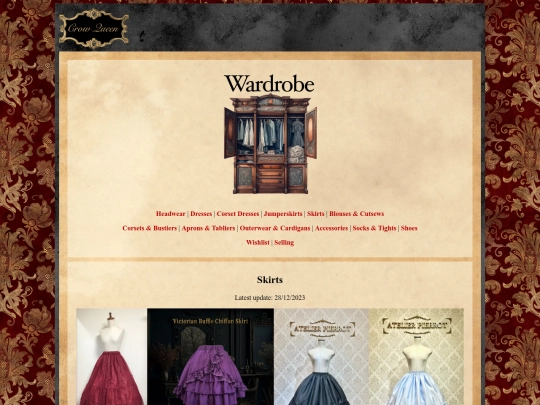 wardrobe/skirts screenshot