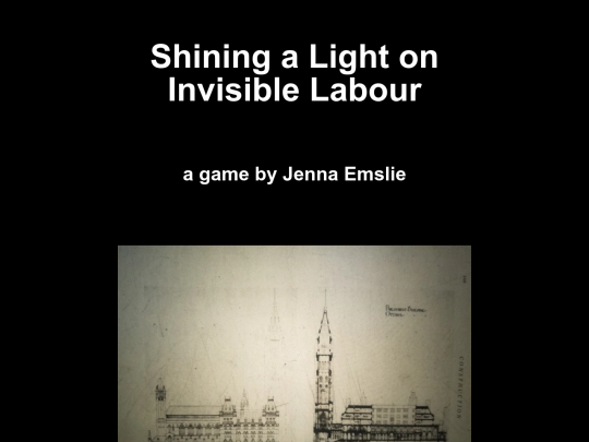 Putting a Light on Invisible Labour 2.0 screenshot