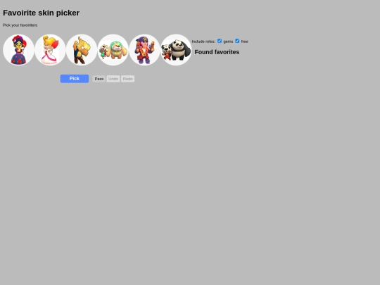 skin picker screenshot