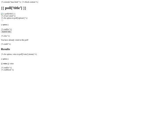 poll screenshot