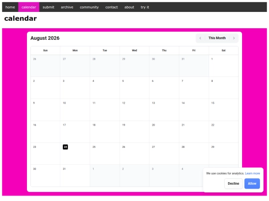 calendar screenshot