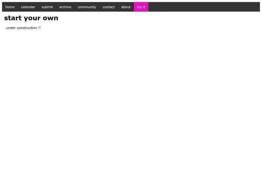 startyourown screenshot