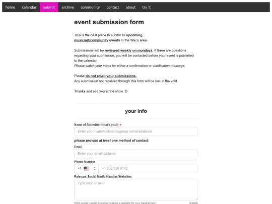submit screenshot
