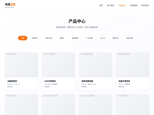 products screenshot