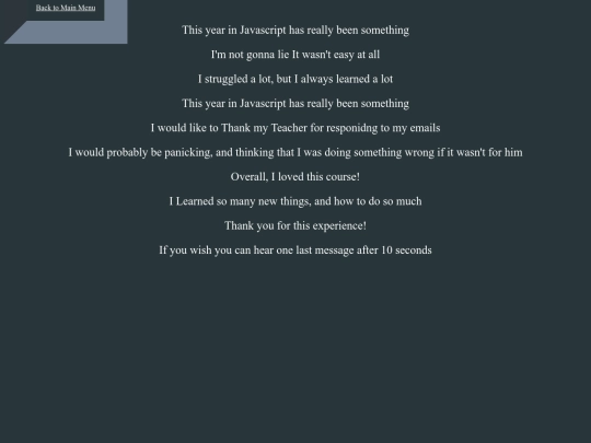 FinalThoughts screenshot