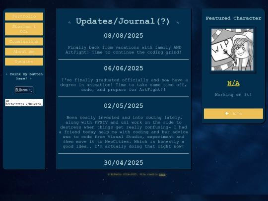 updates screenshot