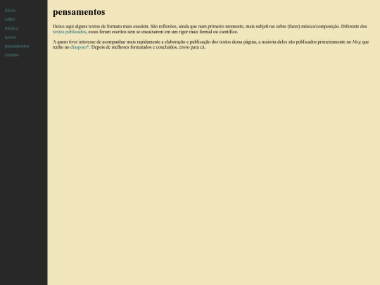 pensamentos screenshot