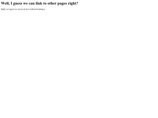 Linking to other pages screenshot