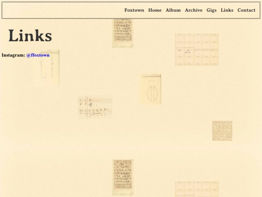 links screenshot