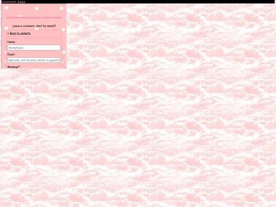 comment screenshot