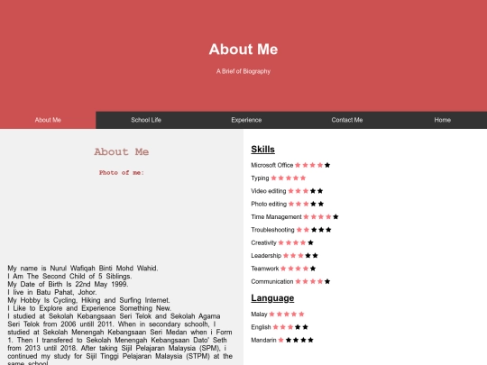 Resume/page 2 screenshot