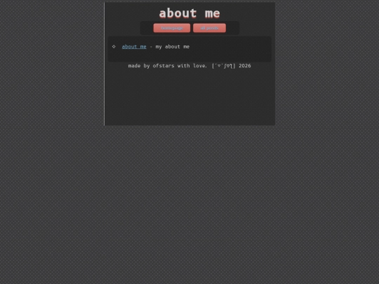 tags/about-me screenshot