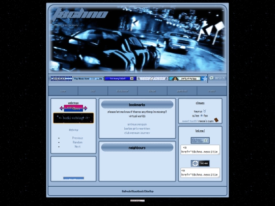links screenshot
