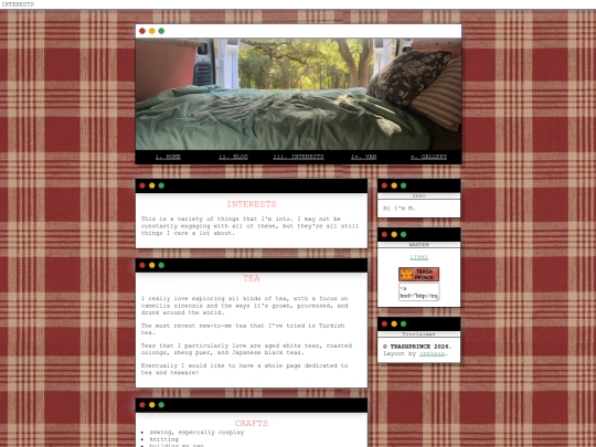 interests screenshot