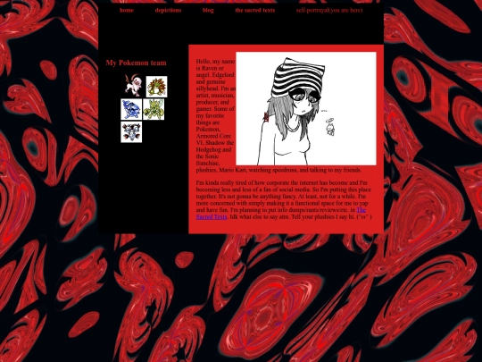 self-portrayal screenshot