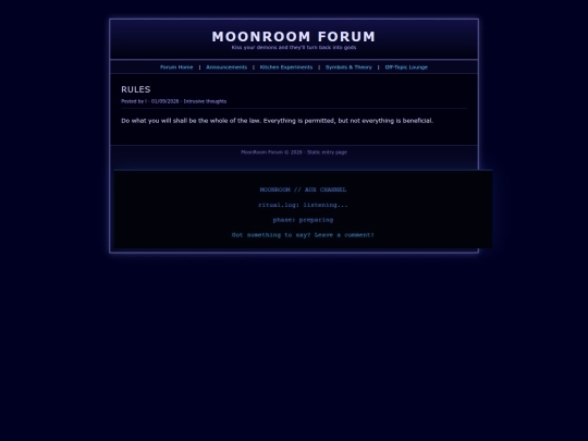 rules screenshot