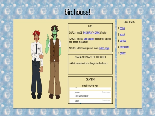 index screenshot