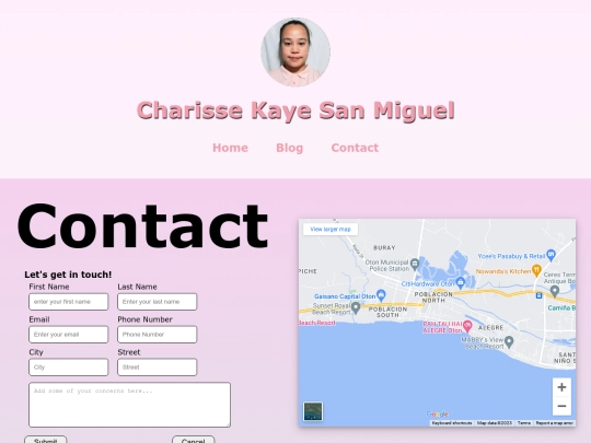 contact screenshot
