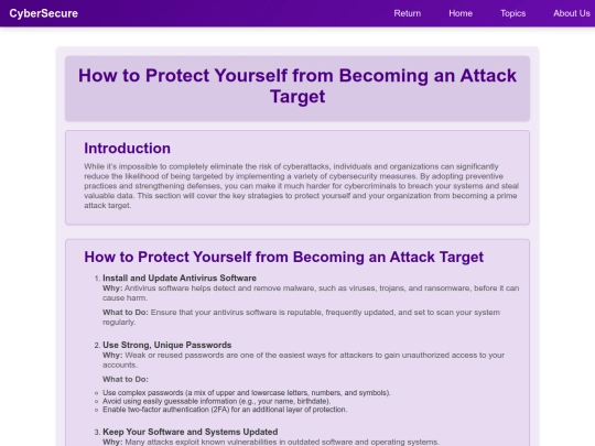 CyberSecure/attacktargetModule/attcktopic3 screenshot