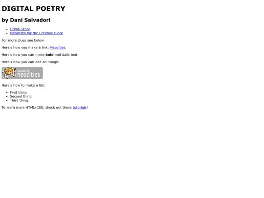 index screenshot