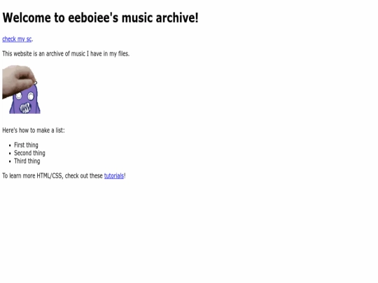 index screenshot