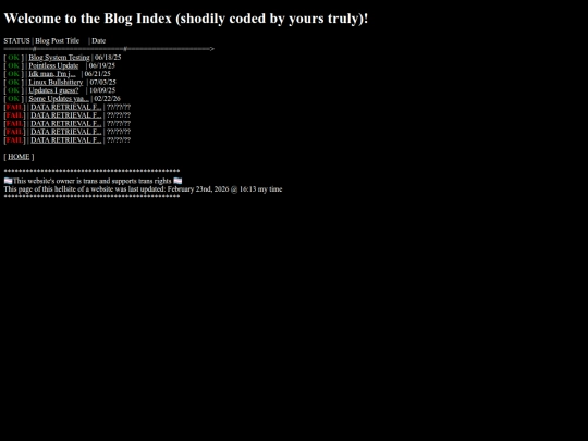 blogFiles/blogIndex screenshot