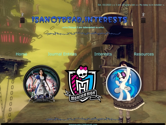 interests screenshot